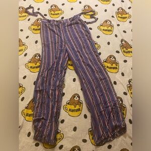 Red white and blue pants